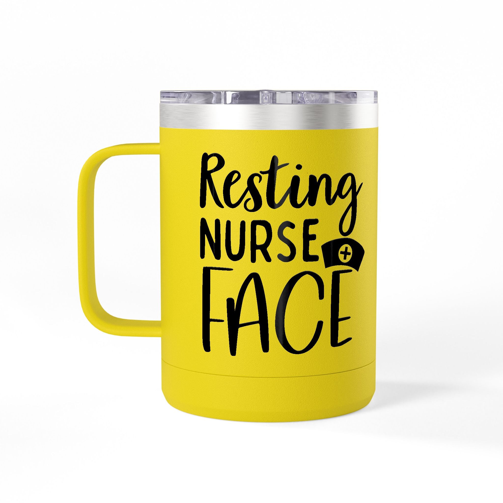 " Resting Nurse Face" Polar Camel 15 0z Coffee Mug Tumbler