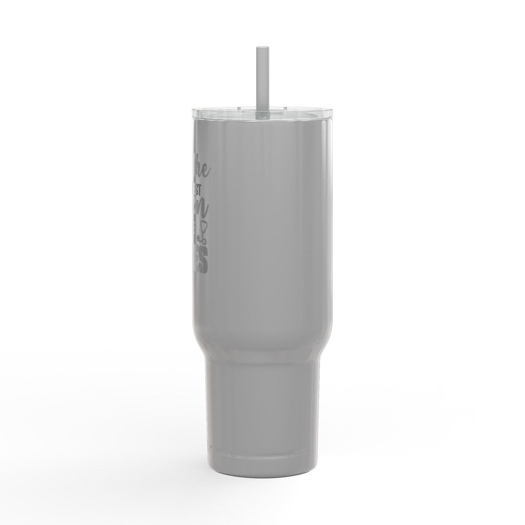 Koozie 40oz Engraved Tumbler- Insulated, Stainless Steel with handle, lid and straw