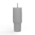 Koozie 40oz Engraved Tumbler- Insulated, Stainless Steel with handle, lid and straw