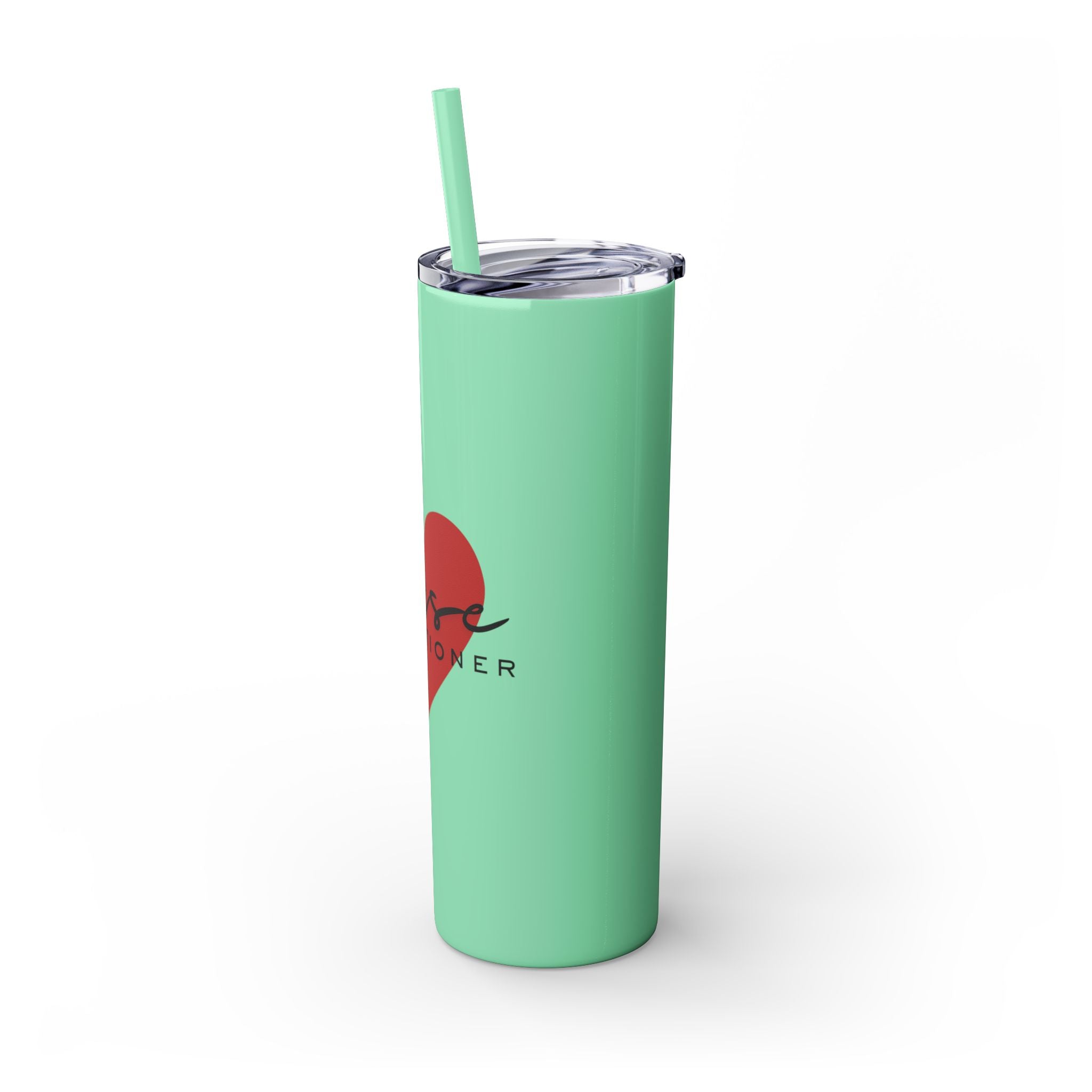 " Nurse Practitioner" Skinny Tumbler with Straw, 20oz