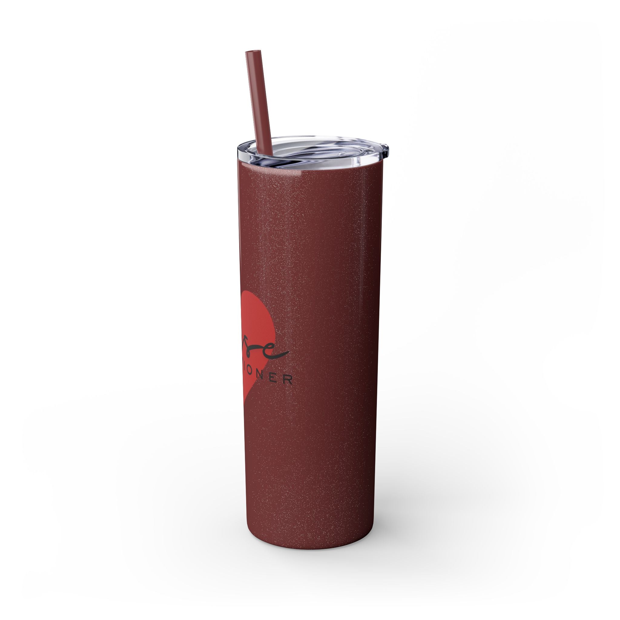 " Nurse Practitioner" Skinny Tumbler with Straw, 20oz