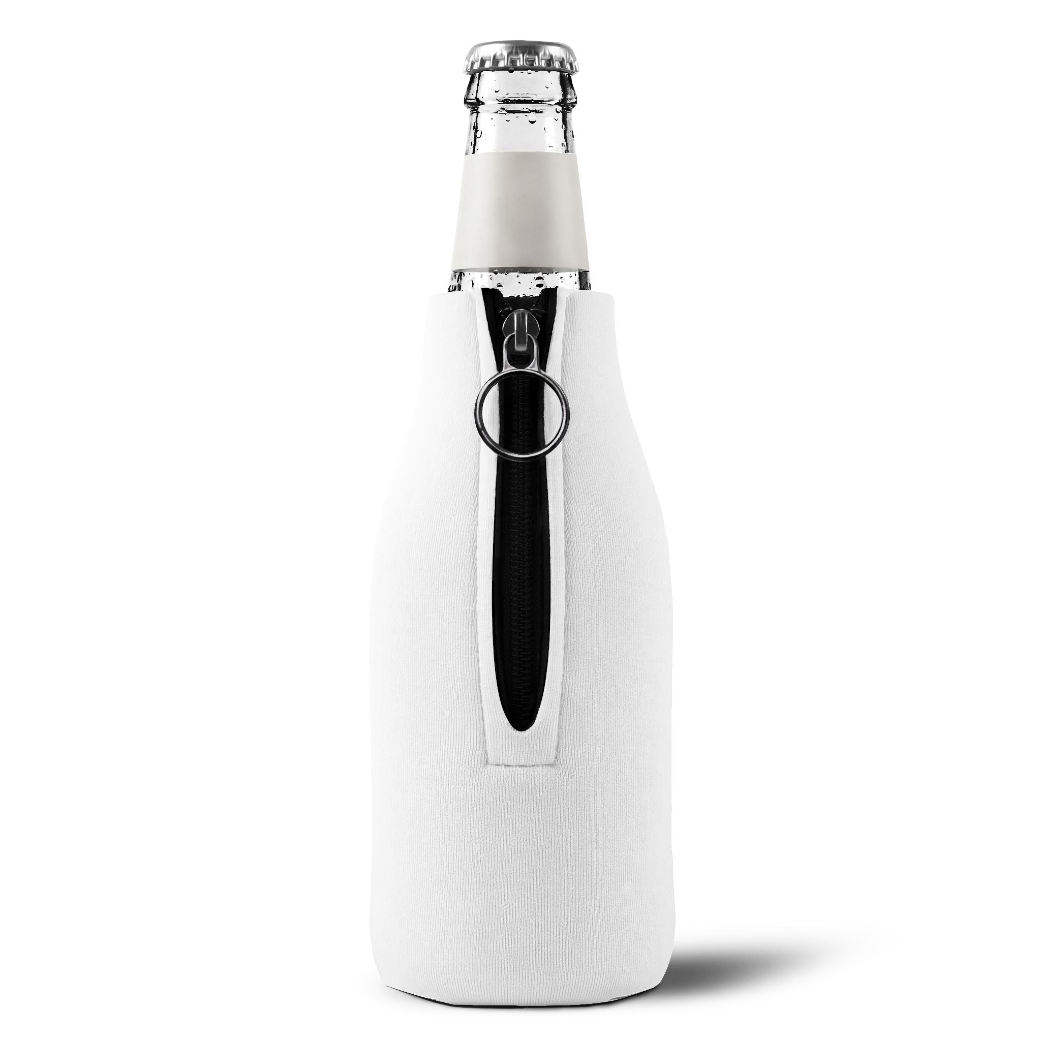 " Be Safe, Drink with a Nurse" Zip-Up Bottle Cooler Sleeve