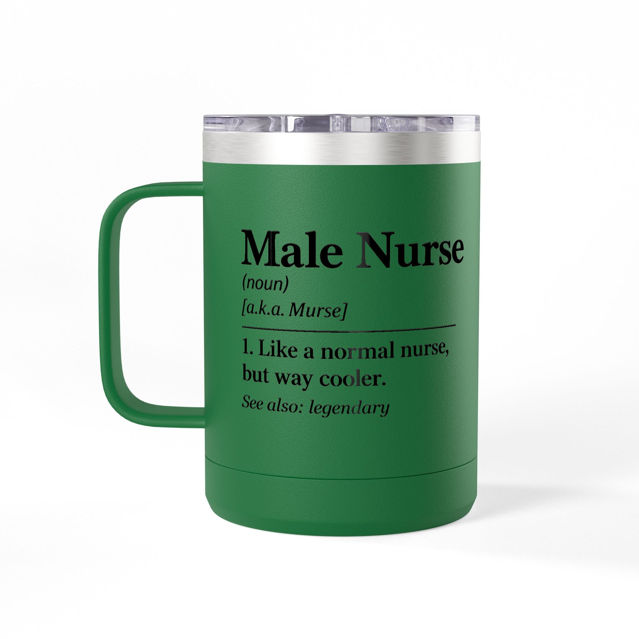 " Male Nurse" Coffee Mug Tumbler, 15oz