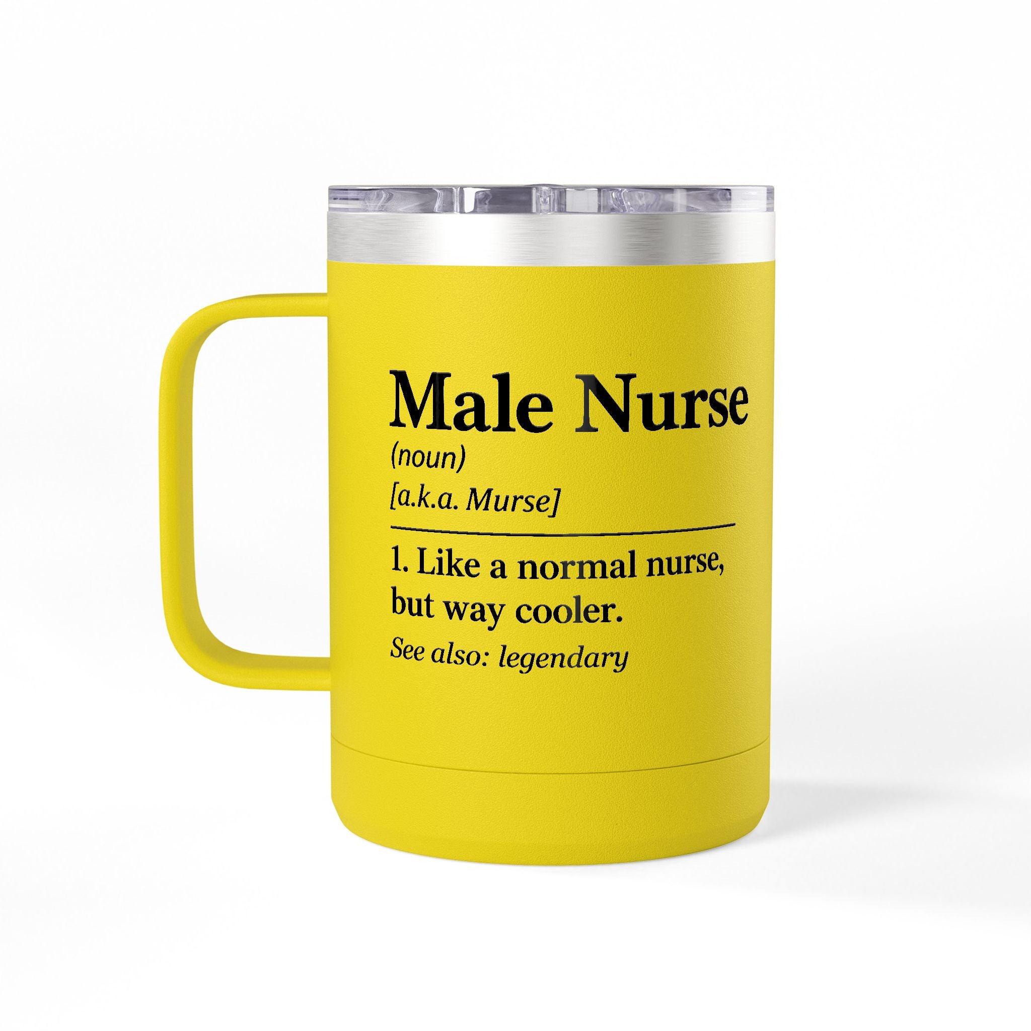 " Male Nurse" Coffee Mug Tumbler, 15oz