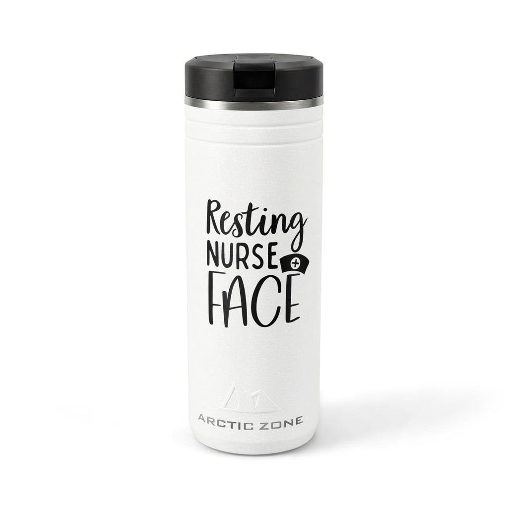"Resting Nurse Face" Titan Thermal Straw Tumbler, 24oz