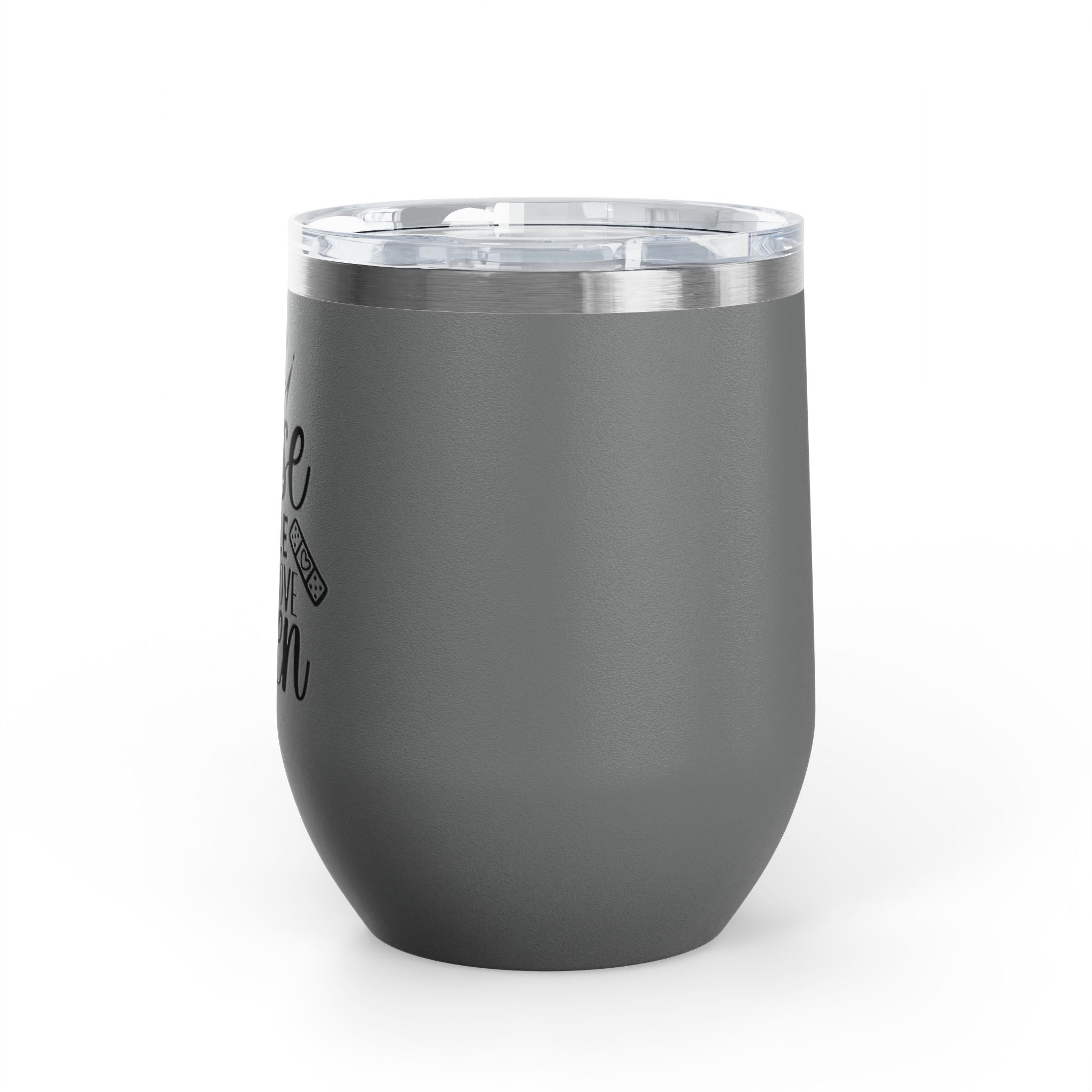 "Nurse Because Badass Lifesaver Isn't An Official Job Title"  12oz Wine Tumbler