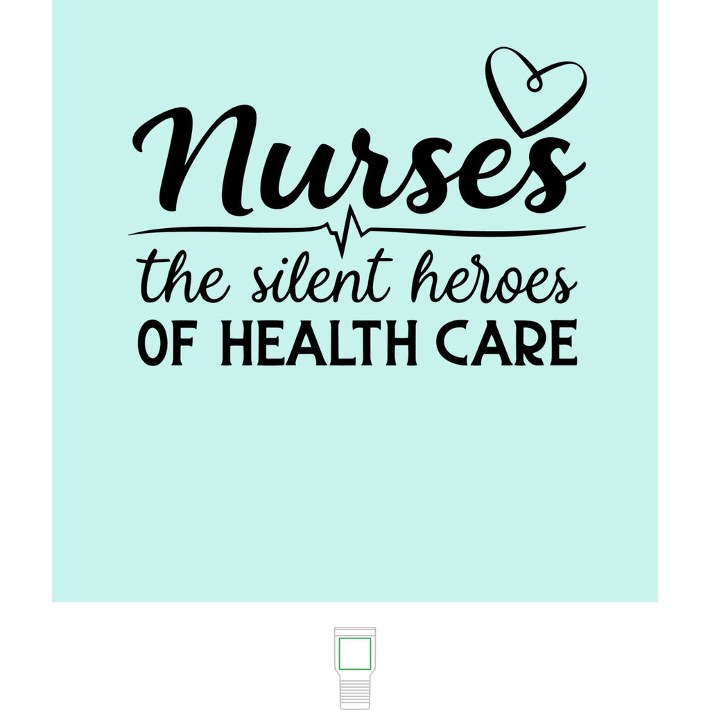 "Nurses, The Silent Heroes of Healthcare" Polar Camel 20 oz  Tumbler