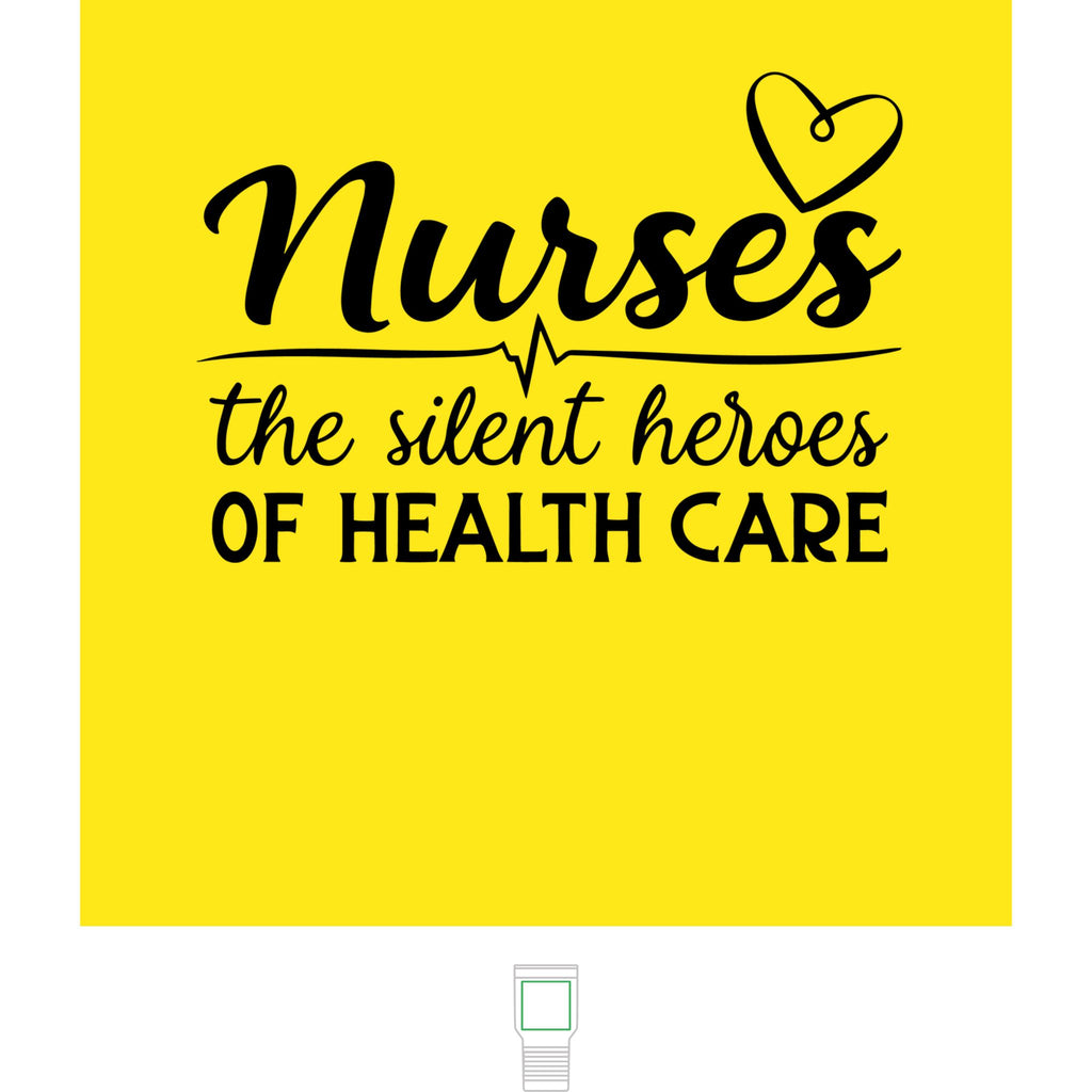 "Nurses, The Silent Heroes of Healthcare" Polar Camel 20 oz  Tumbler