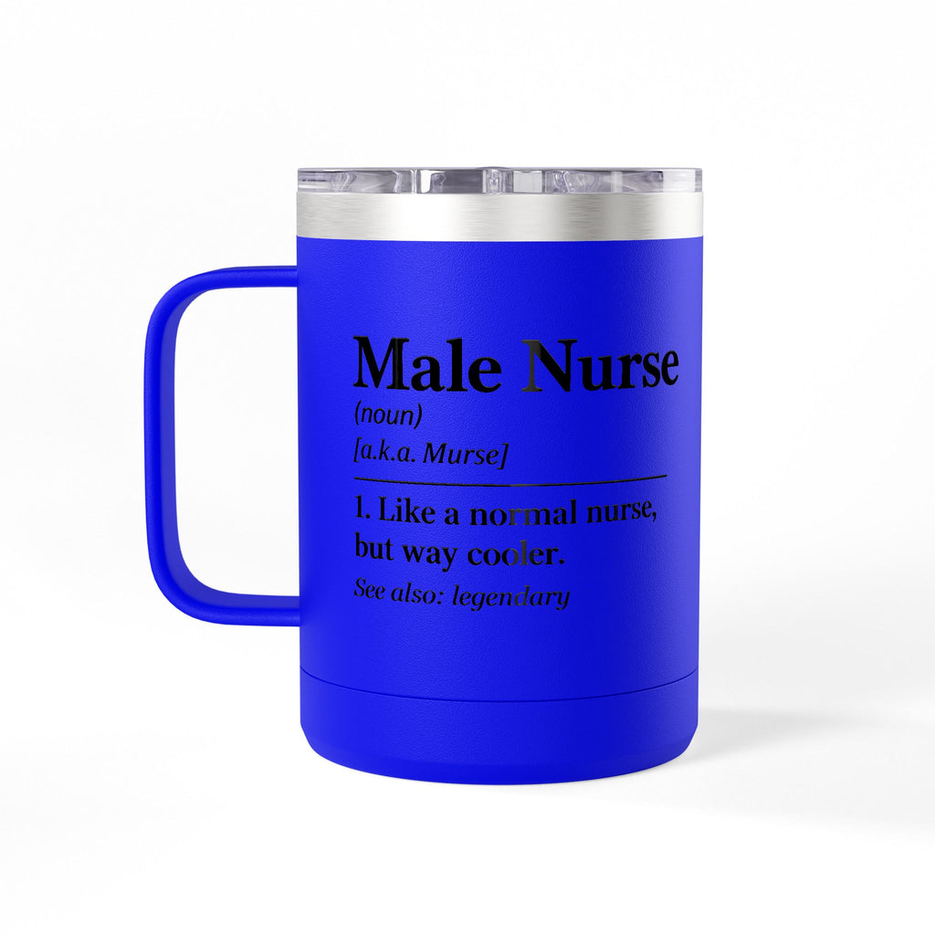 " Male Nurse" Coffee Mug Tumbler, 15oz