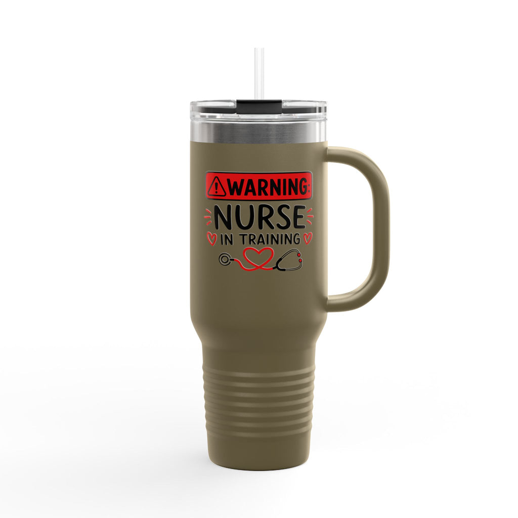 "Nurse in Training" 40oz Insulated Tumbler