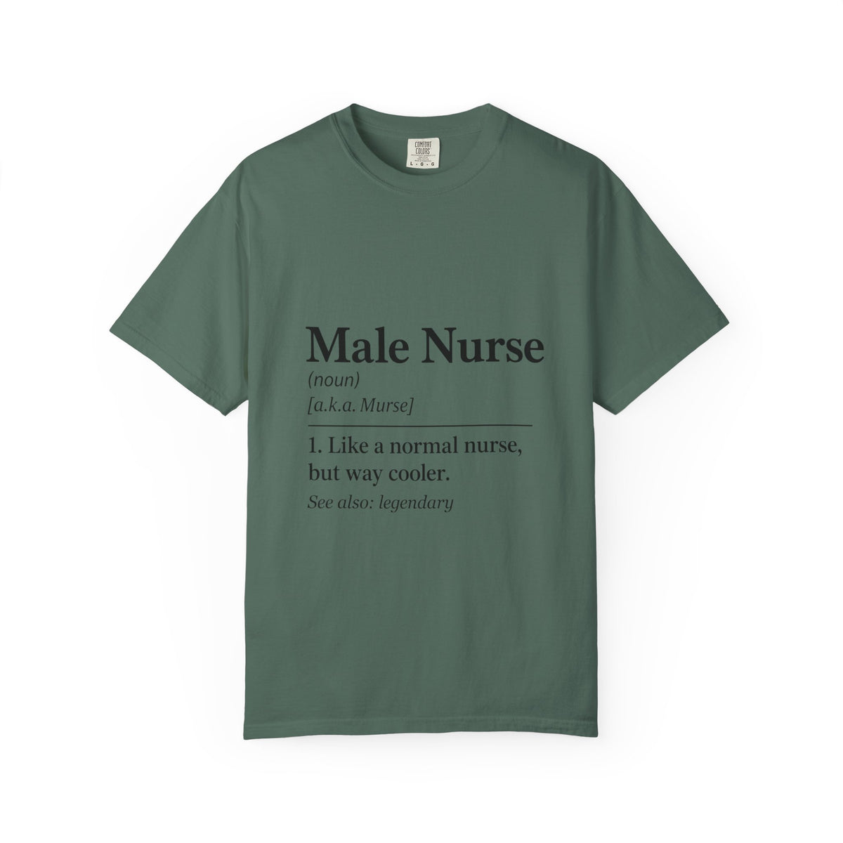 Male Nurse Definition T-Shirt — Funny Nursing Gift for Men