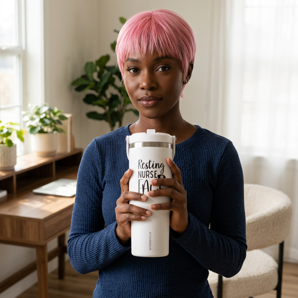 "Resting Nurse Face" 32oz Nomad Tumbler