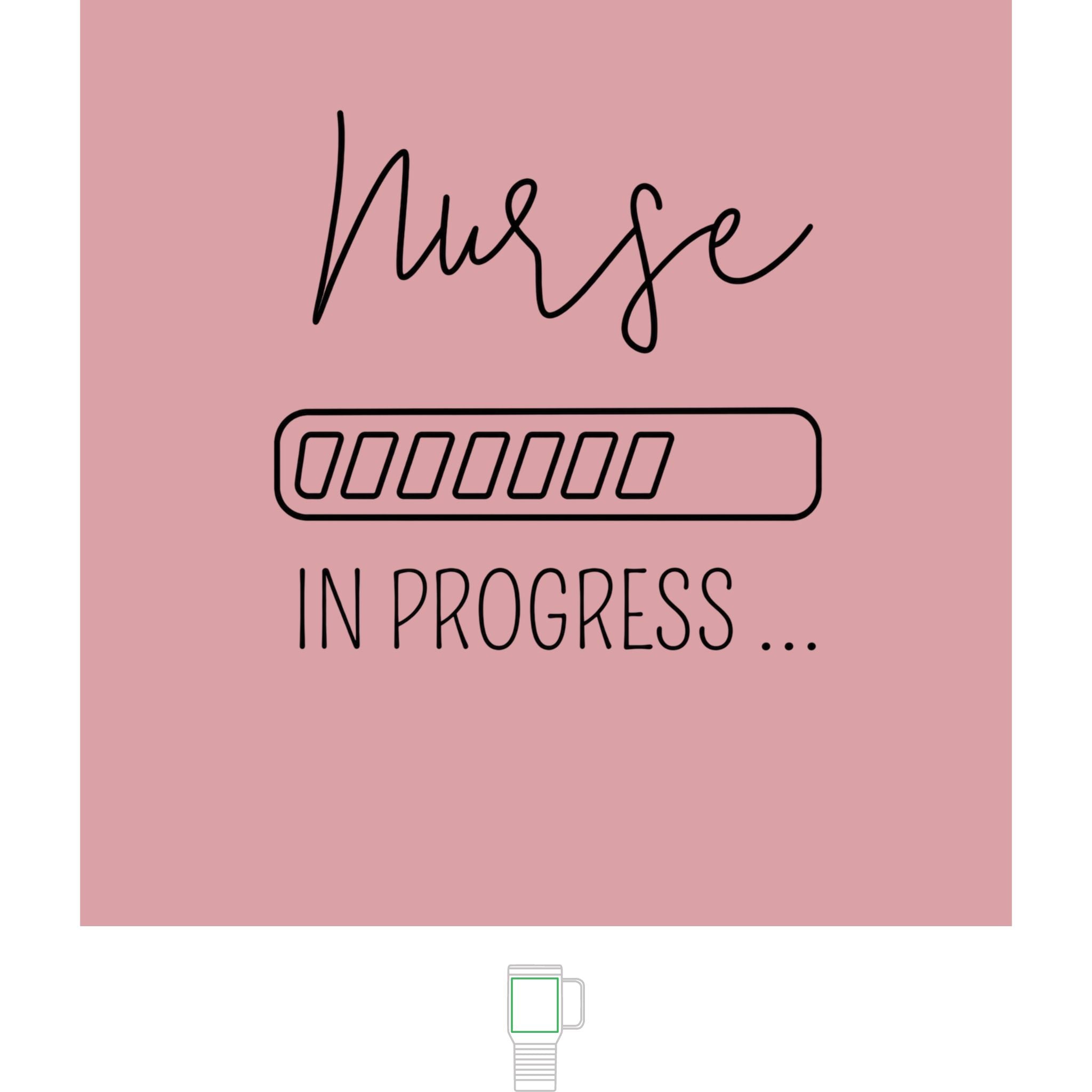 'Nurse In Progress' 20oz Insulated Tumbler