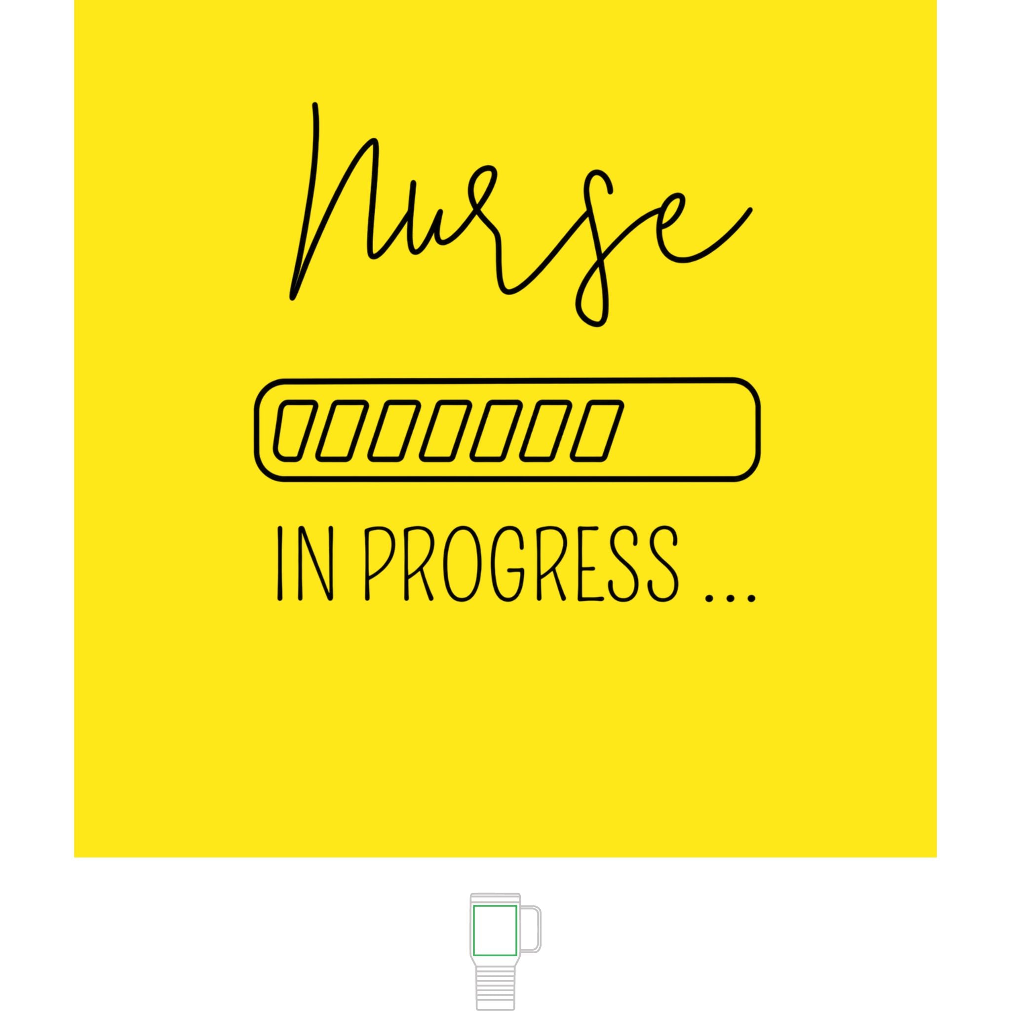 'Nurse In Progress' 20oz Insulated Tumbler