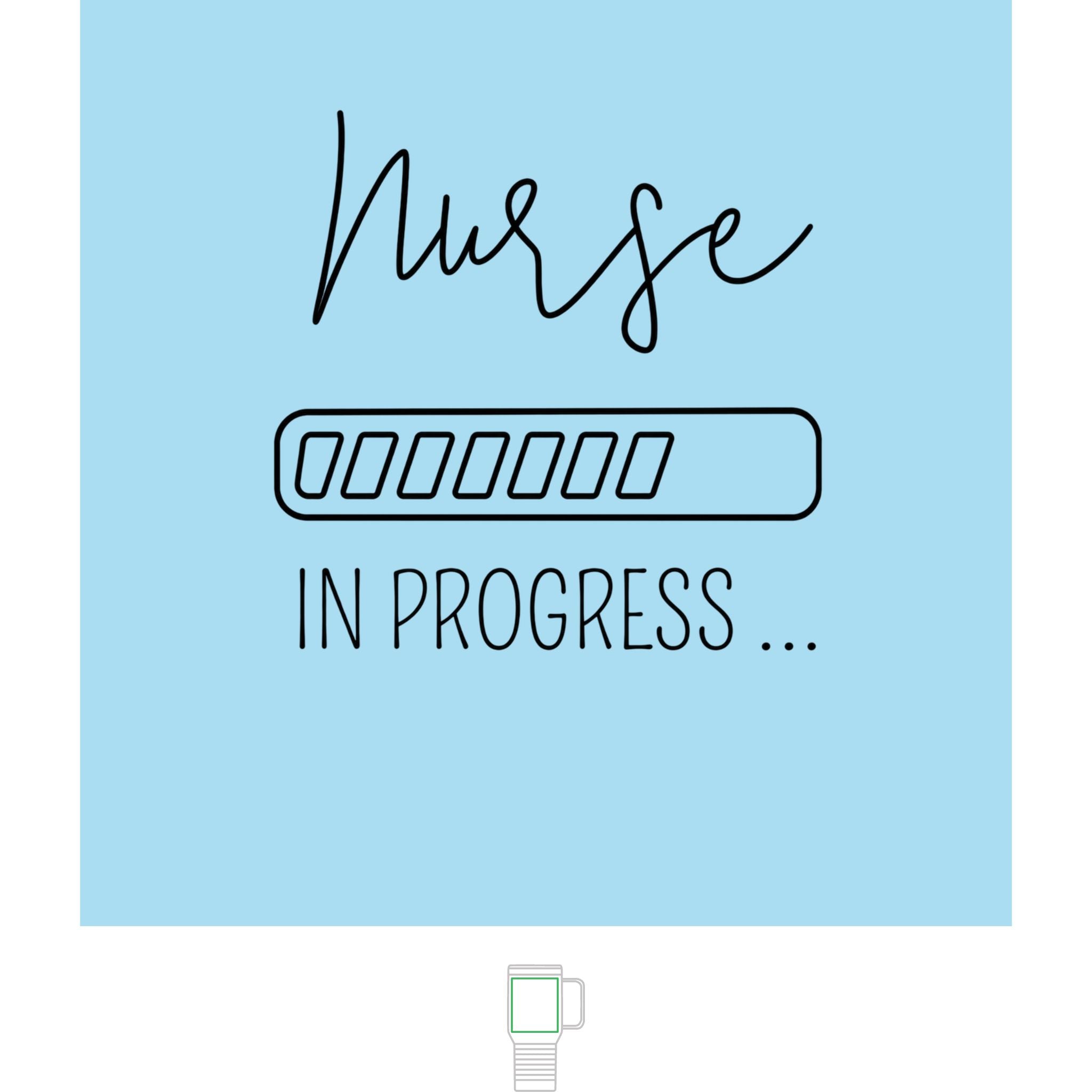 'Nurse In Progress' 20oz Insulated Tumbler