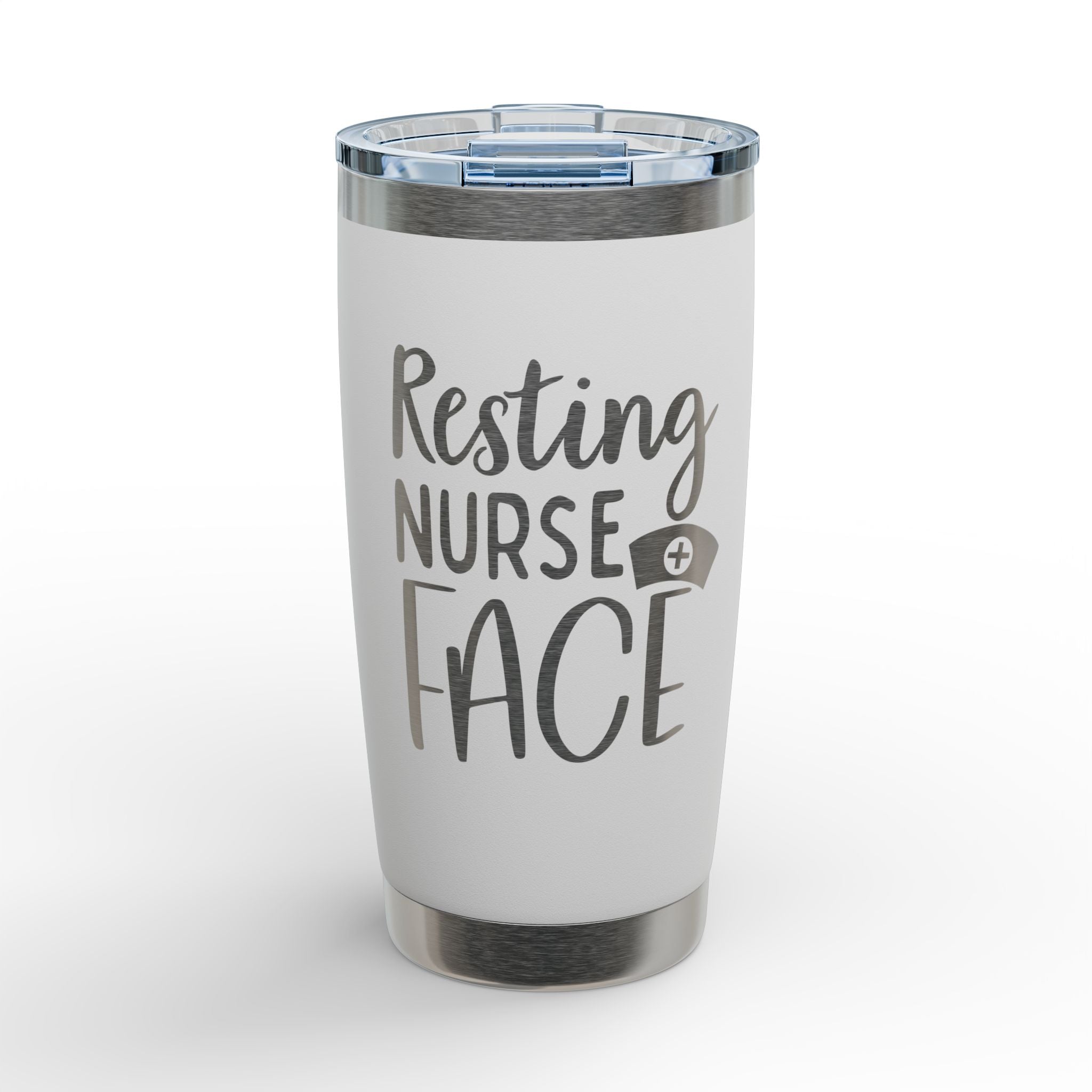 " Resting Nurse Face" Riva Tumbler, 20oz (Engraving)