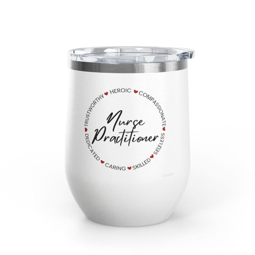 12oz Wine Tumbler — Insulated Travel Cup for NPs