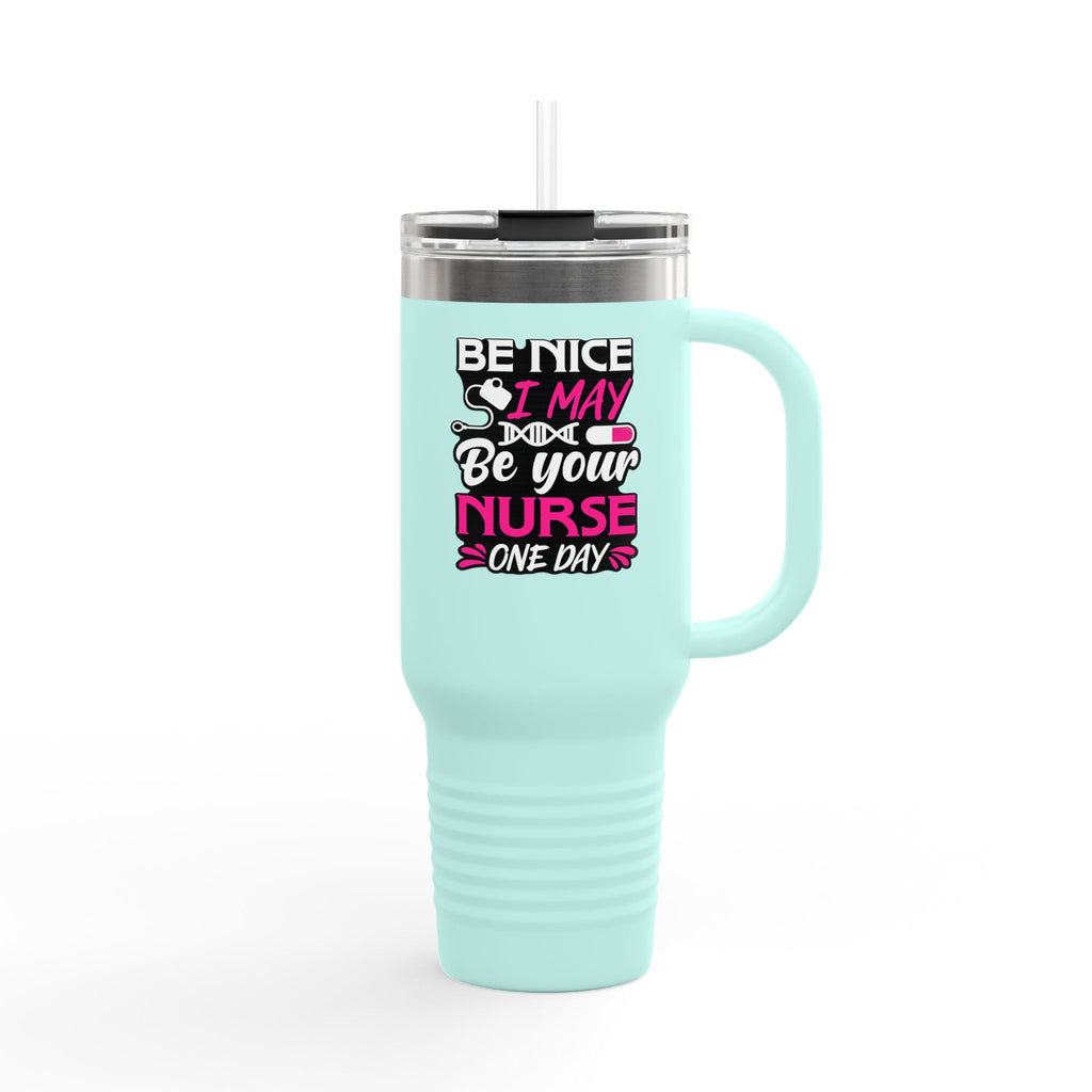 Polar Camel 40oz Stainless Steel Insulated Tumbler with handle, lid and straw