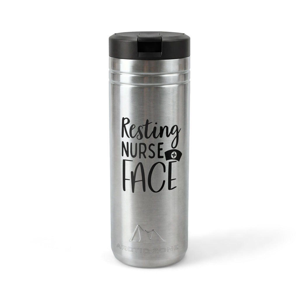 "Resting Nurse Face" Titan Thermal Straw Tumbler, 24oz