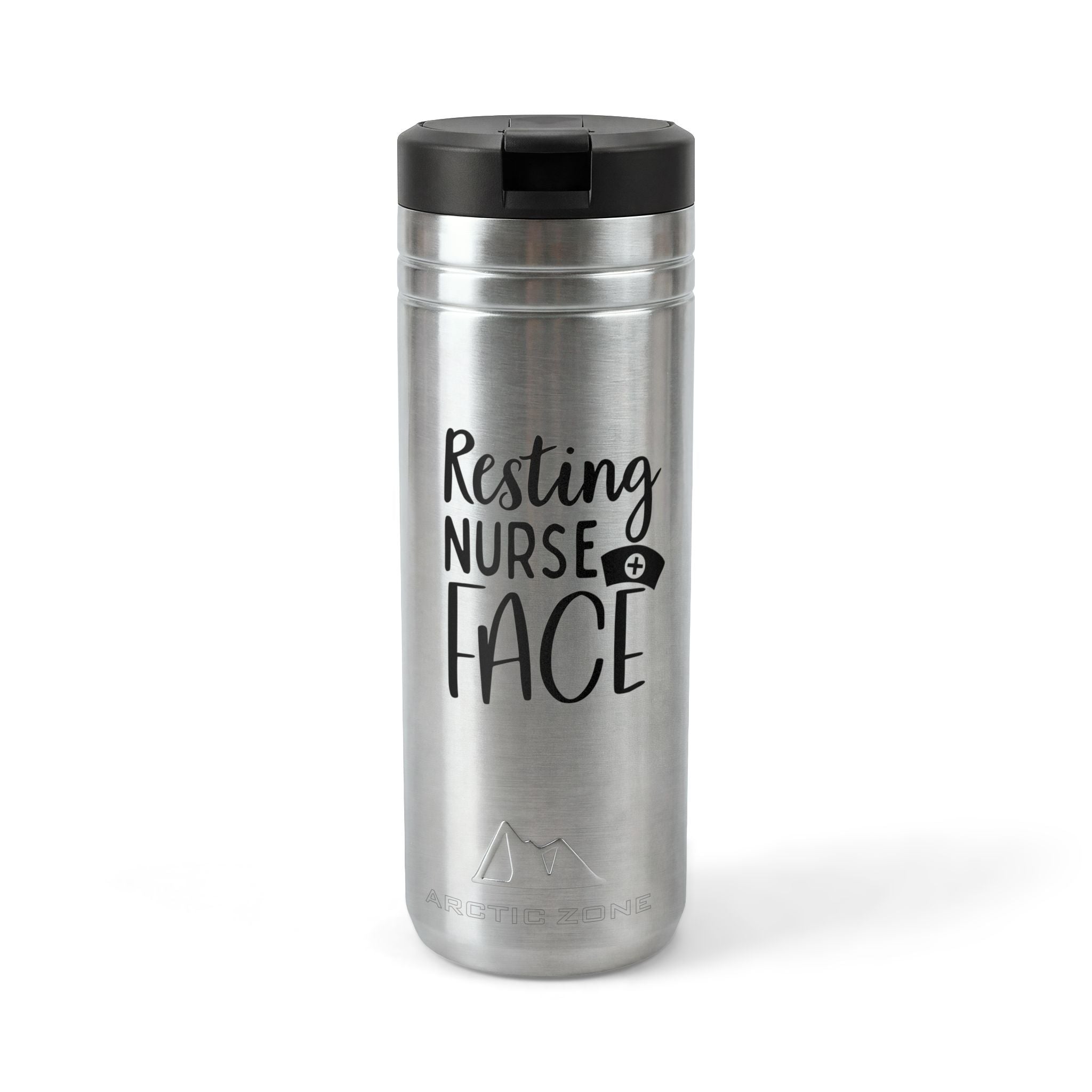 "Resting Nurse Face" Titan Thermal Straw Tumbler, 24oz
