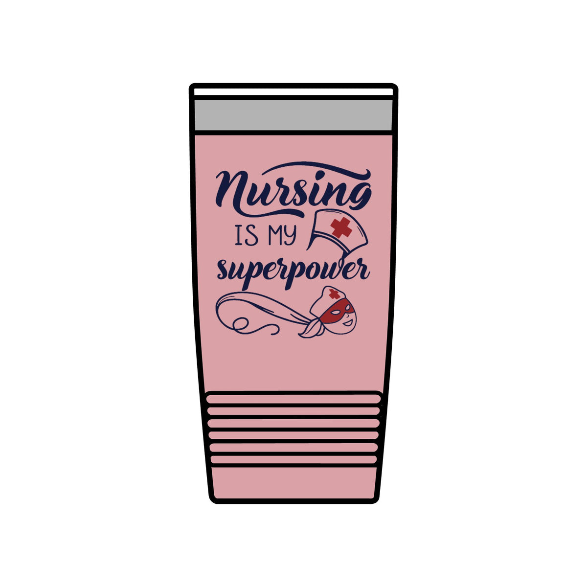 "Nursing is My Superpower" Polar Camel 20oz Tumbler