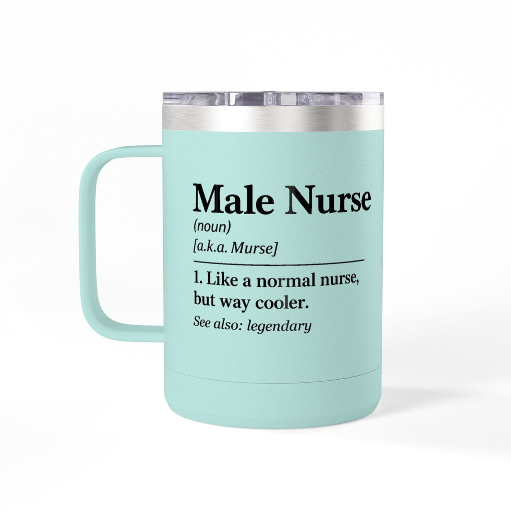 " Male Nurse" Coffee Mug Tumbler, 15oz