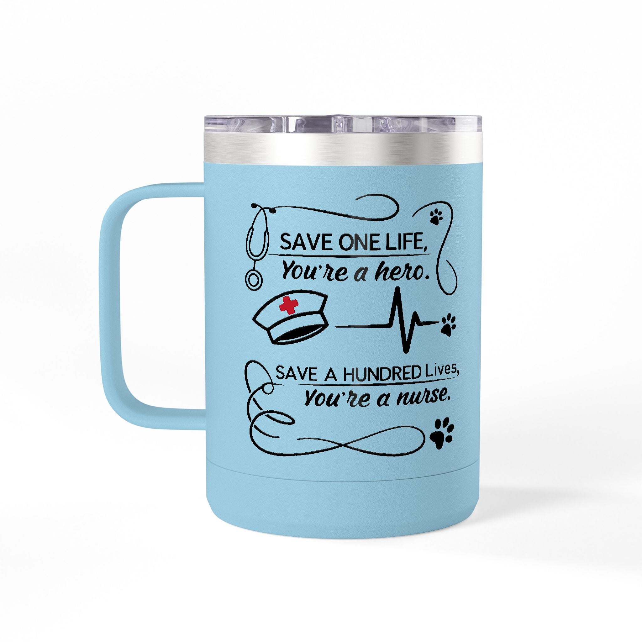 Polar Camel 15 0z Coffee Mug Tumbler with handle