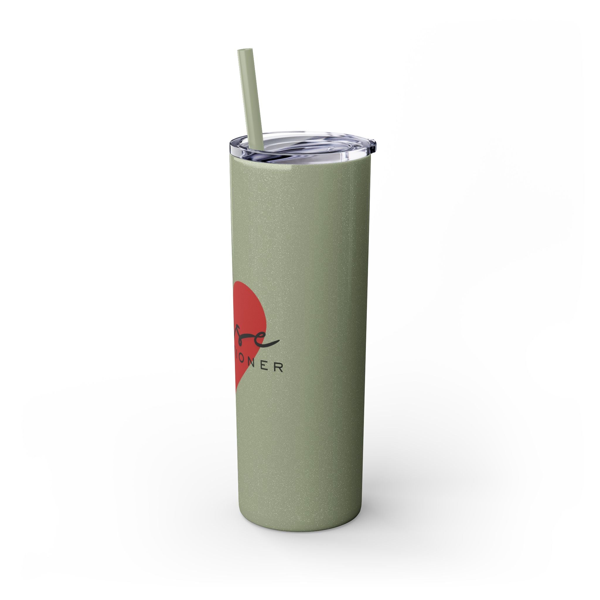 " Nurse Practitioner" Skinny Tumbler with Straw, 20oz