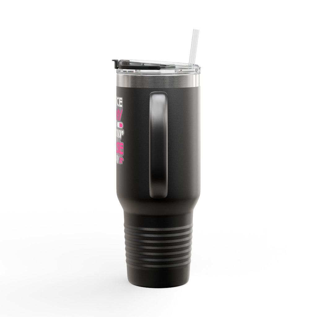 Polar Camel 40oz Stainless Steel Insulated Tumbler with handle, lid and straw