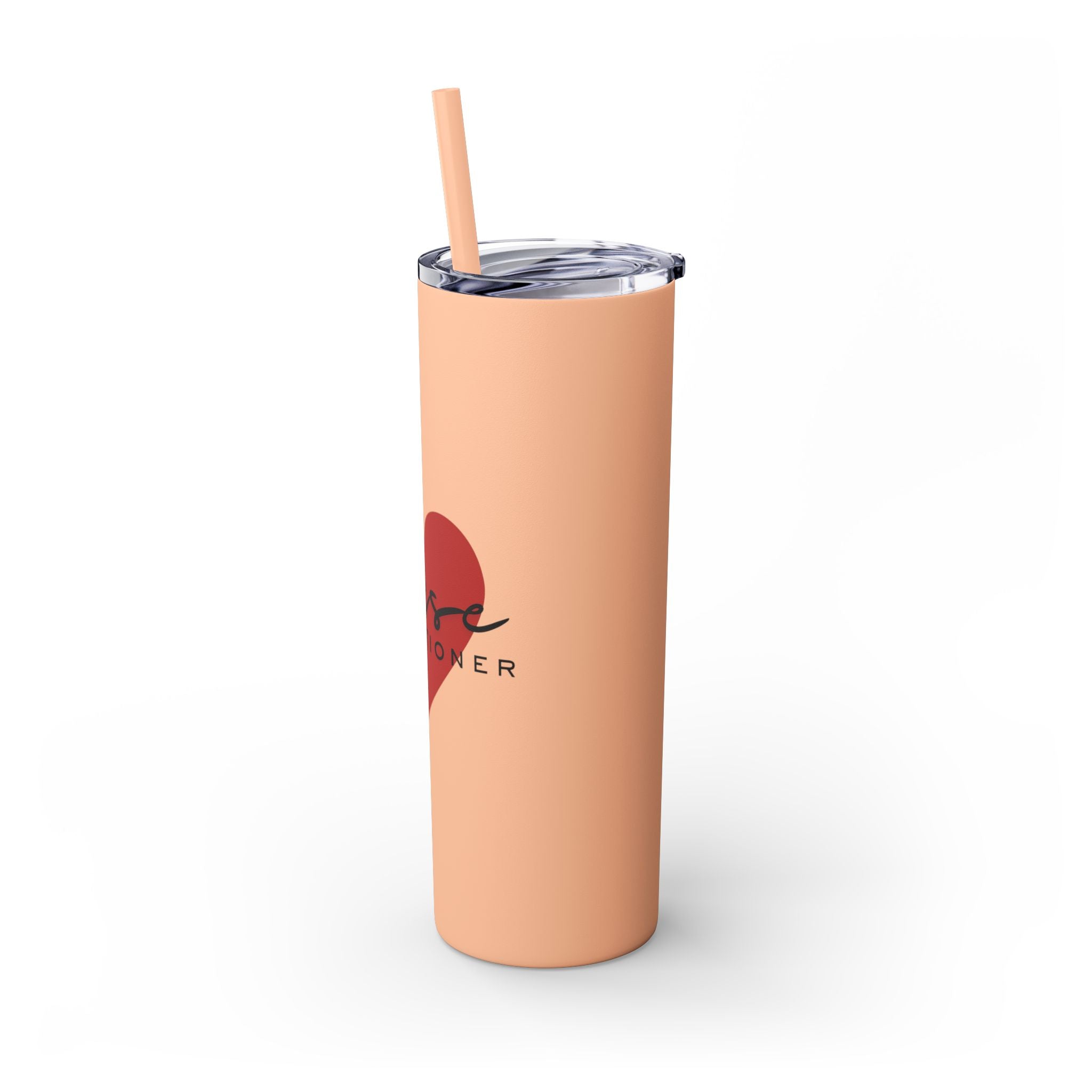 " Nurse Practitioner" Skinny Tumbler with Straw, 20oz