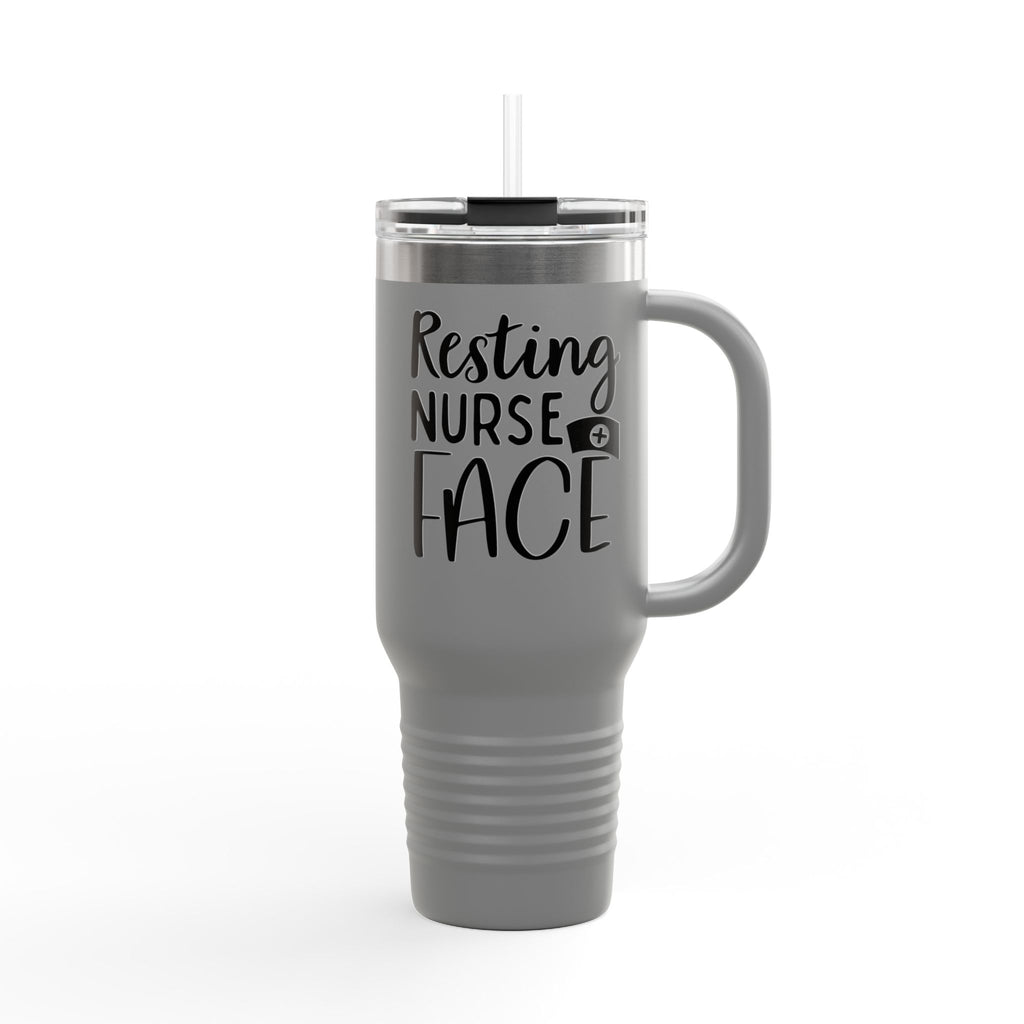 " Resting Nurse Face" Polar Camel 40oz Insulated Stainless Steel Tumbler