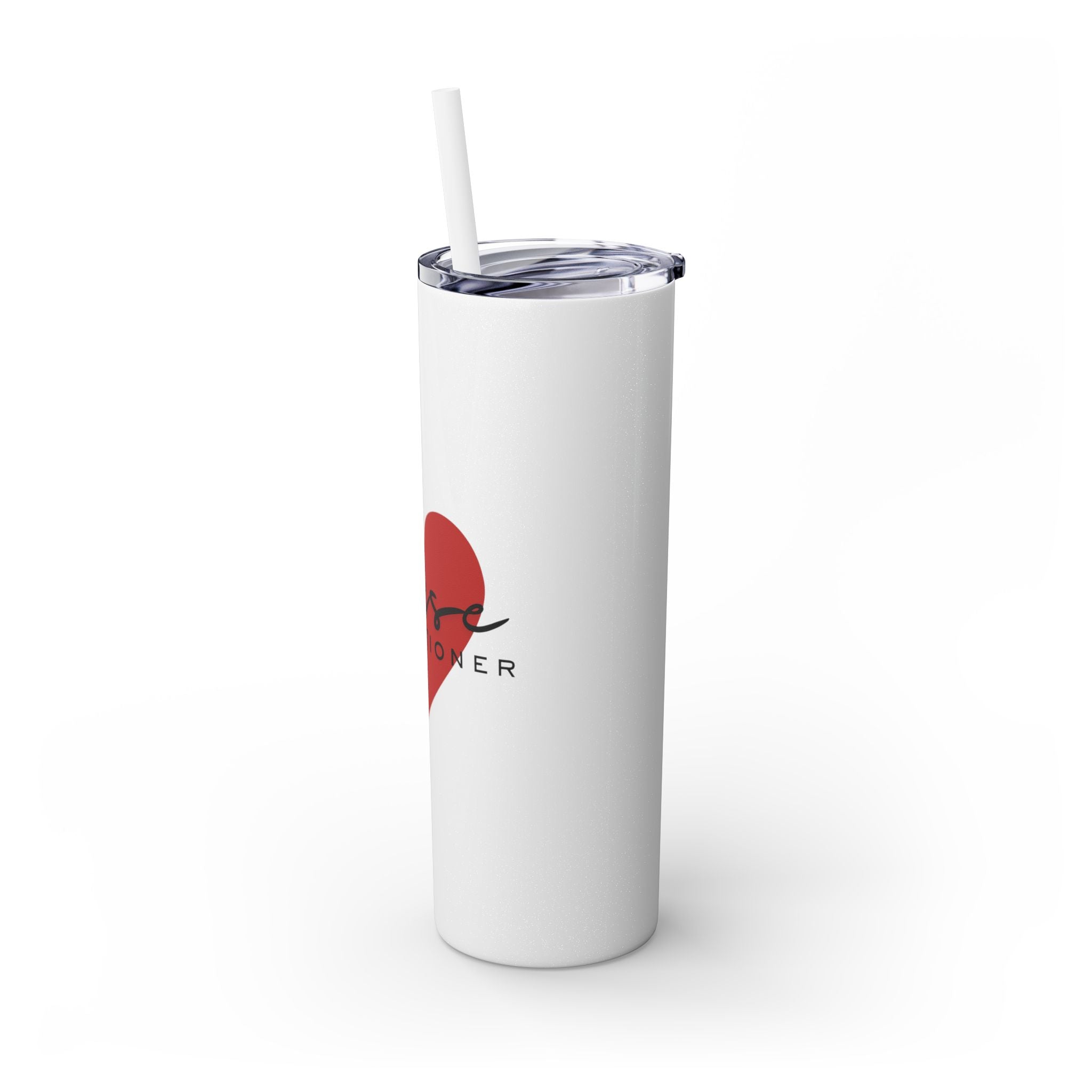 " Nurse Practitioner" Skinny Tumbler with Straw, 20oz