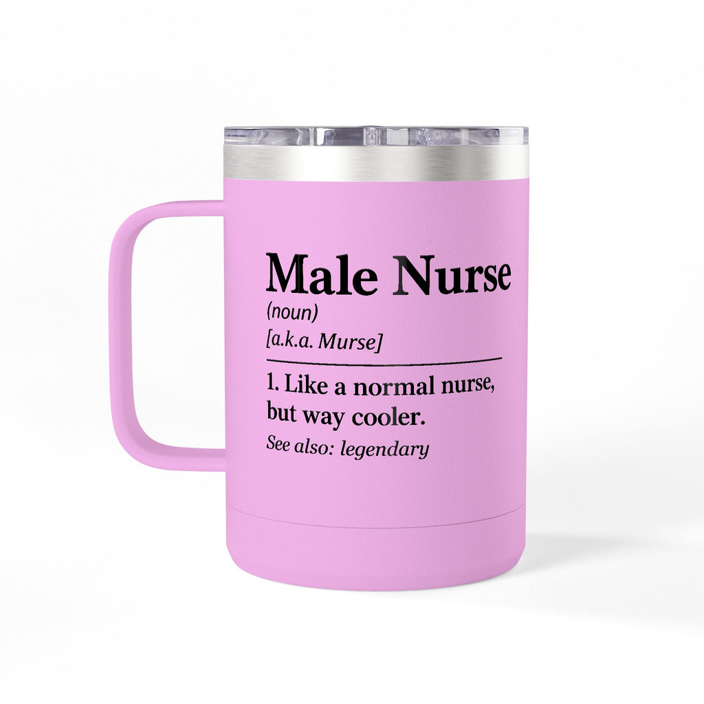 " Male Nurse" Coffee Mug Tumbler, 15oz