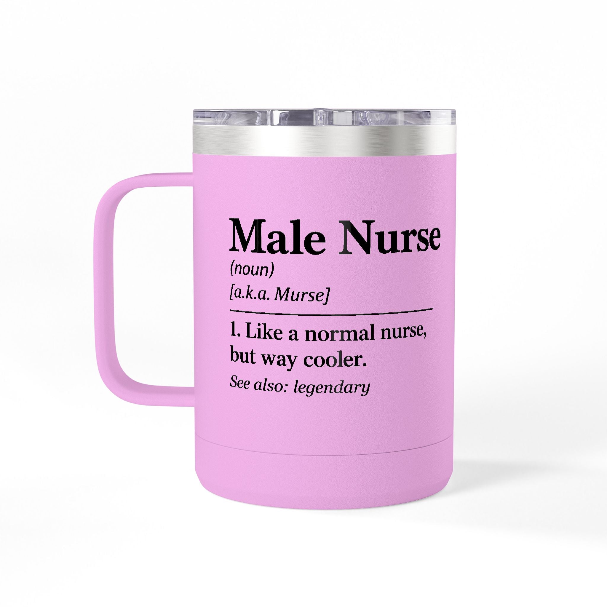 " Male Nurse" Coffee Mug Tumbler, 15oz